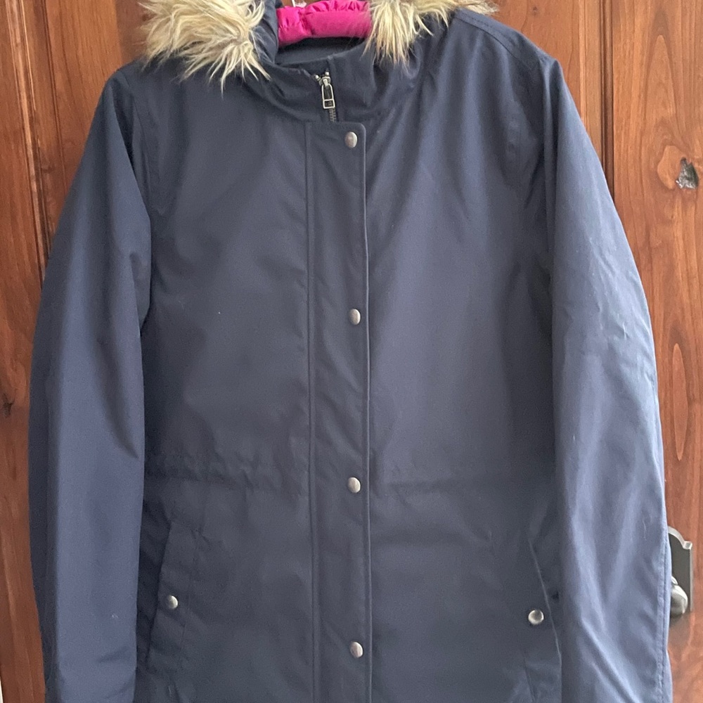 J Crew Faux Fur Trim Winter Parka